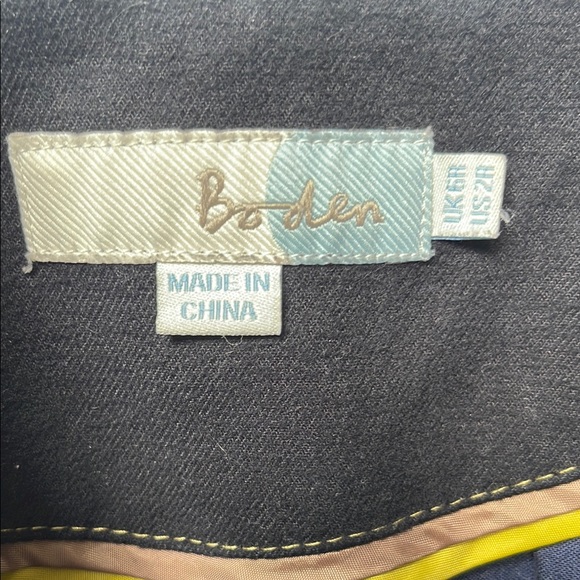 Boden Black Double-Breasted Coat - Picture 2 of 16